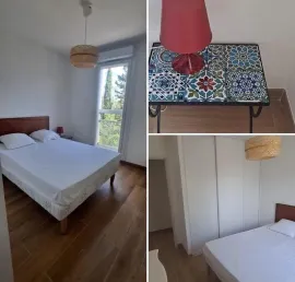 Location Beau 2P meublé 47m² avec terrasse quart. Cévennes