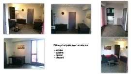 Charmant T1 meublé, lumineux, calme, balcon & cave Pau