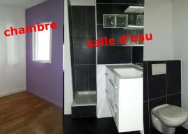 Location T1 bis refait a neuf meublé 28m2 parking privé