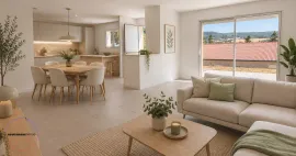 Vente Maison plain pied de 96 m² sur un Terrain de 739 m² avec une Vue sur les collines en face  Les points forts