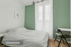 Chambre 2 -  2 chambres disponibles en colocation Colombes