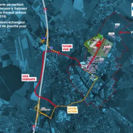 Vente Terrains de 50 ha à acheter au domaine industriel SaôneOr à Saône-et-Loire (71)