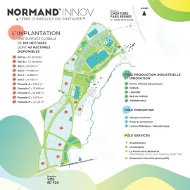 Vente À vendre – Terrains industriels jusqu'à 7,5 hectares divisibles au sein de Norma