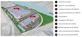 Location À louer – Entrepôt Logistique et locaux d'activités dans un bâtiment de 97 524 m