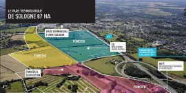 Vente 87 ha de terrains industriels à vendre – Bourges Ouest/Cher