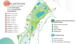Vente À vendre – Terrains industriels de 22 225 à 26 888 m² au sein du site Normand'In