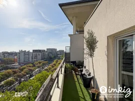 Vente T3  dernier étage avec deux extérieurs