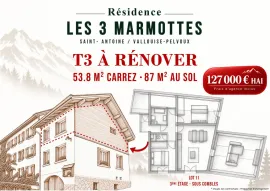 Vente PELVOUX - Appt T3 de 87 m² à rénover