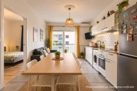 Nice - Caucade -Joli 4 pièces en étage avec terrasse et vue mer Nice