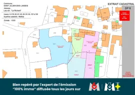 Vente terrain bâti 1386m2