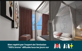 Vente maison-bord de mer- saint gilles croix de vie-boisvinet-3 pièces-jardin -parking-renové-climatisation