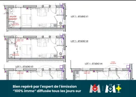 MAISON 90 m2 EN DUPLEX - 2 CHAMBRES - TERRASSE - GARAGE - STATIONNEMENTS - STUDIO INDEPENDANT Aizenay