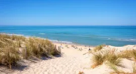 Terrain constructible entre plage et bourg Mimizan
