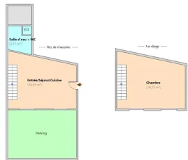 Vente Duplex 2 pièces refait à neuf à Montreuil