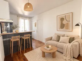 Vente 2P refait à neuf – Chambre 14m² – Métro 8 min
