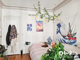 Vente Paris 18  3 pièces charme, balcon, calme sur cour