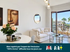 Vente français anglais italien russe NICE OUEST – SAINTE-MARGUERITE | 2 PIÈCES ENTIÈREMENT RÉNOVÉ HAUT DE GAMME – TERRASSE 13,40 M² – VUE DÉGAGÉE & APERÇU MER