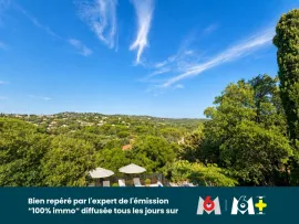 Vente 83420, LA CROIX-VALMER – DOMAINE DE BARBIGOUA – MAISON FAMILIALE DE 91 m² – PISCINE – VUE DÉGAGÉE – TERRAIN DE 1000 m²