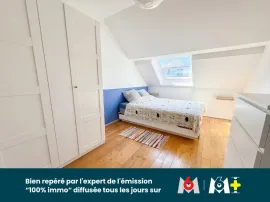 Vente Appartement 3 pièces avec balcon et Garage - 2 chambres + un bureau -  dernier étage