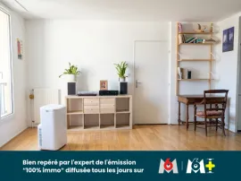 Vente Appartement 3 pièces avec balcon et Garage - 2 chambres + un bureau -  dernier étage