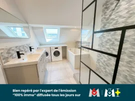 Vente Appartement 3 pièces avec balcon et Garage - 2 chambres + un bureau -  dernier étage