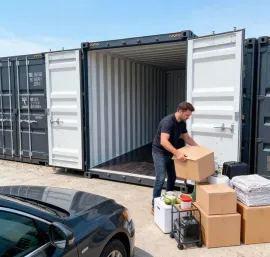 Location Container stockage 20 pieds artisans Mirecourt