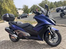 Moto / Scooter KYMCO AK 550 – VERSION TOURING – BLEU MAT – 10 160 KM – GARANTIE 3 MOIS 2021