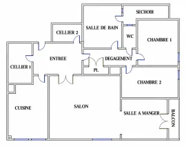 Vente T3 bis- Bordeaux Caudéran