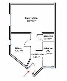 Vente Studio 23 m² rénové à neuf – Malakoff