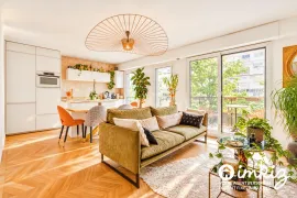 Vente Paris 19ème 4P familial traversant balcon