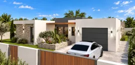 VILLA MODERNE  130m2 + TERRAIN 4faces Pollestres