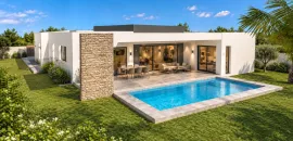 Vente VILLA MODERNE  130m2 + TERRAIN 4faces