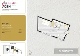 Location A LOUER T1 refait à neuf avec parking