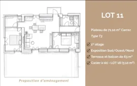 Vente Pelvoux : T3 à aménager avec terrasse de 60m²