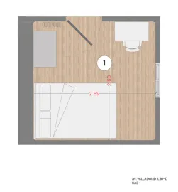 Colocation Avenida de Valladolid, Madrid