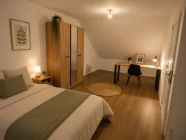 🏡Grande maison meublée en colocation Belle-Beille Angers