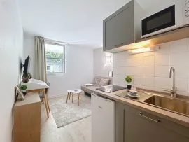 Location Beau studio rénové meublé 17m² Rives de Meurthe