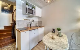 Location Beau 2P meublé 22m² proche place Victor Hugo