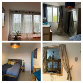 Location Beau 2P meublé 43m² quartier animé du Forum