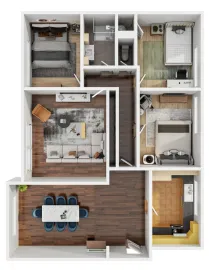 Colocation Chambre en colocation centre-ville Saint-Quentin