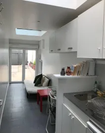 Location Beau studio meublé 17m² refait cour privative 13m²