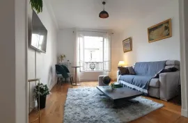 Paris 17e T2 meublé 51m², ascenseur, gardien, cave Paris 17e