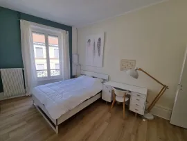Colocation Gde chambre 20m² avec SdB privée - 500m du métro