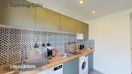 Colocation Chambre avec salle de bain wc