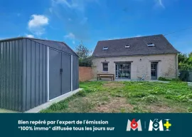 Vente Maison de charme, ancienne grange rénovée, lumineuse, 2 chambres avec jardin