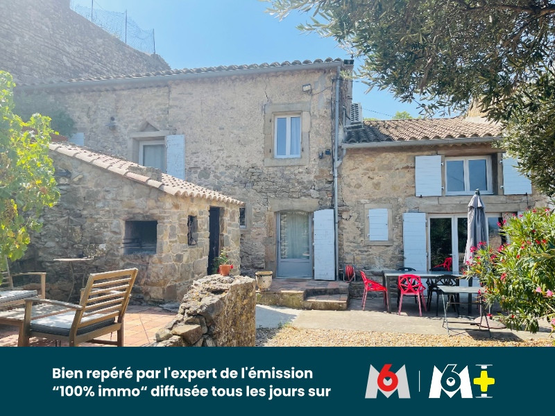Maison en pierre de charme à Montbrun-des-Corbières – Vue panoramique Montbrun-des-Corbières