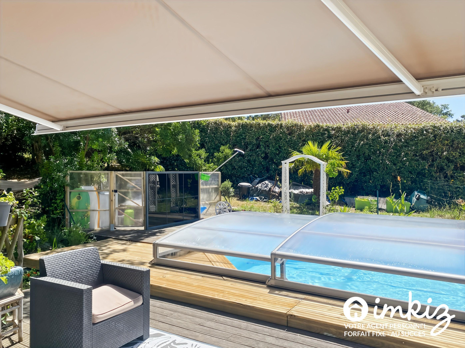 Vente Rare - maison avec piscine + terrain constructible