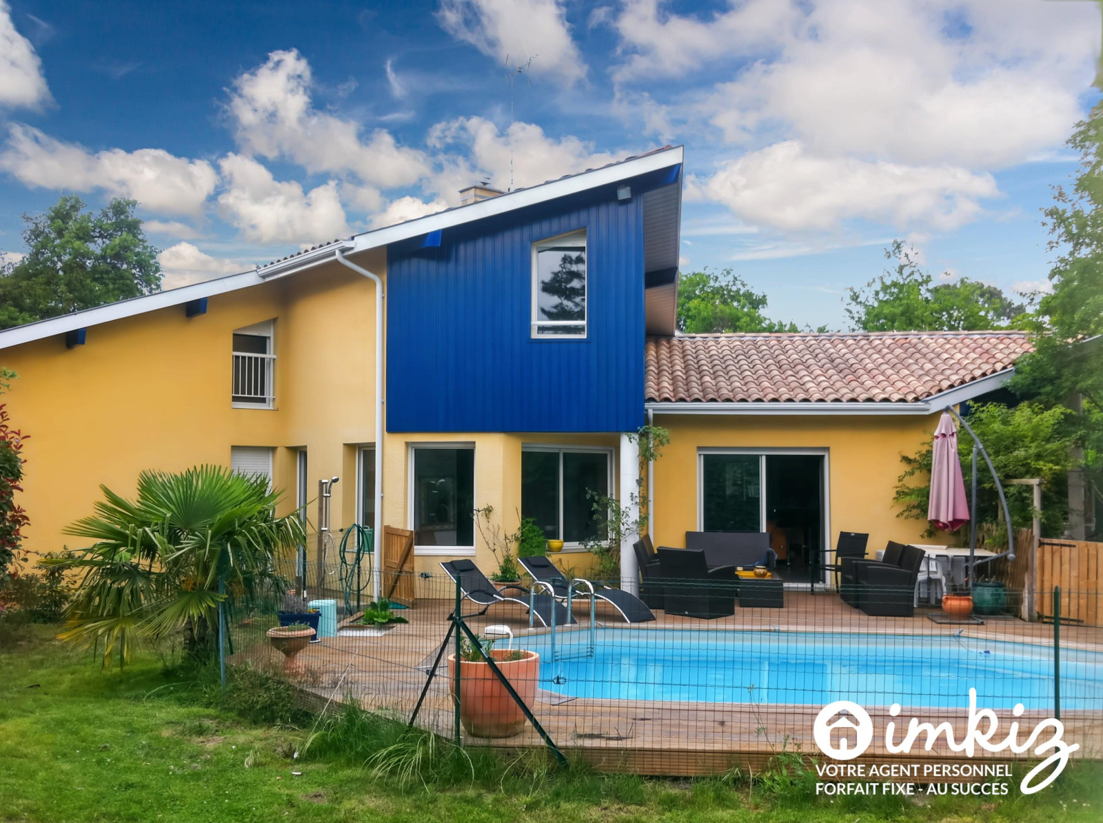 Rare - maison avec piscine + terrain constructible Labenne