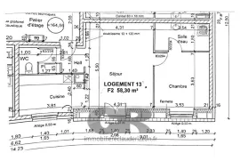 Location À LOUER - T2 MEUBLÉ - YUTZ