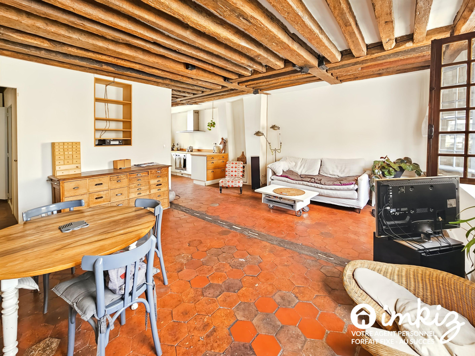 Vente Duplex atypique en dernier étage